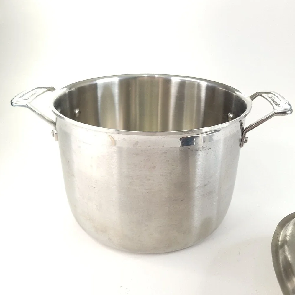Cuisinart 8 Qt Stockpot Stainless Steel MCPS66-24N MultiClad Pro w/ Lid Tri Ply